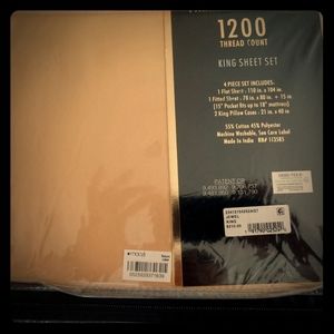 Bedsheets set 1200 ct.king size